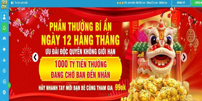 99OK thưởng tiền 1000 tỷ cho người chơi